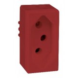 Módulo Tomada 20A Vermelho - HOME VERMELHO